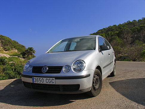 Foto Mietwagen auf Formentor