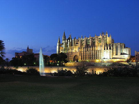 Foto La Seu mit Fontäne - Palma de Maljorka