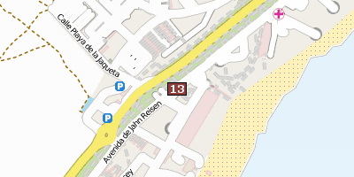 Stadtplan Costa Calma Fuerteventura